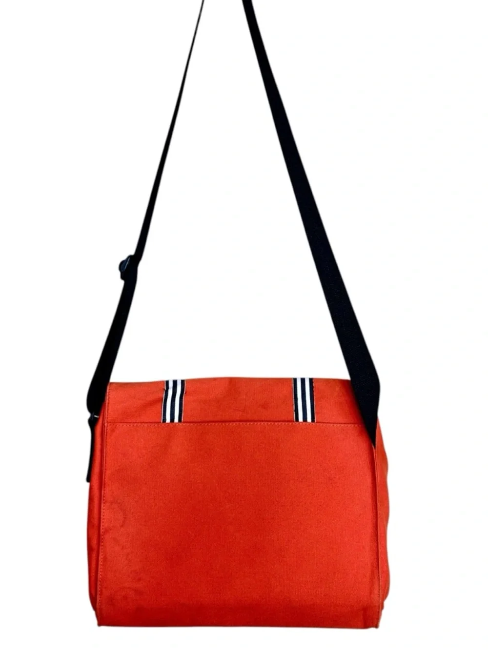 Kate Spade Orange Canvas Messenger/ Laptop Bag Unisex